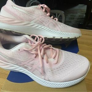 ASICS Womens Gel-Excite 8 Pink Silver Running Shoes Size 10.5 Medium (B …